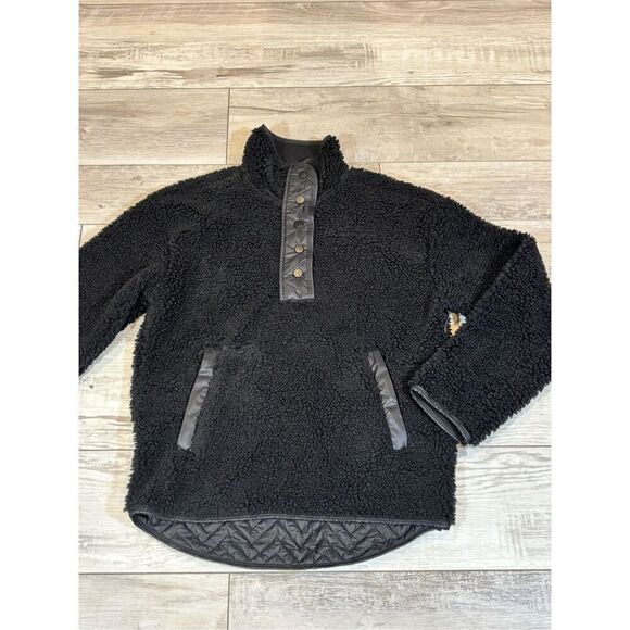 Athleta Cozy Sherpa Snap Sweatshirt Size XS - Picture 3 of 12